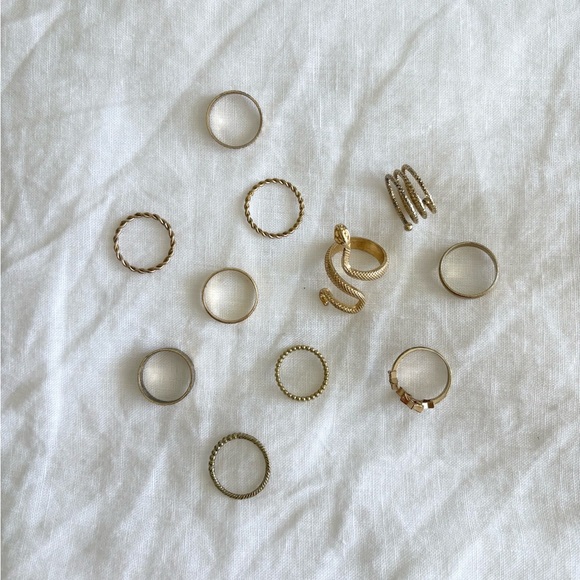 Wild Fable Gold Ring Set - Picture 2 of 5